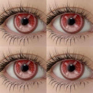 Eyemi Stitch Button Pink Cosplay Colored Contact Lenses丨1 Day