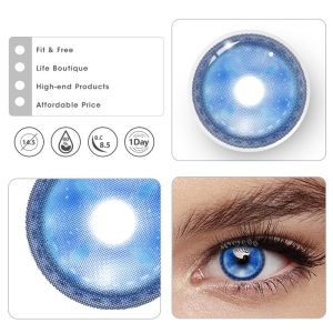 Coloredeye Stitch Button Blue Cosplay Colored Contact Lenses丨1 Day