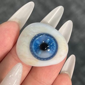 Eyemi Stitch Button Blue Cosplay Colored Contact Lenses丨1 Day