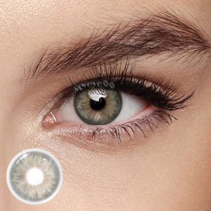 Eyemi Tiny Iris Brown Large Pupil Prescription Colored Contact Lenses