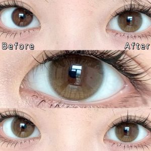 Eyemi Maple Hazel Brown Colored Contact Lenses | 6 Months