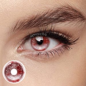 Eyemi Haunted Scarlet Red Cosplay Colored Contact Lenses丨6 Months