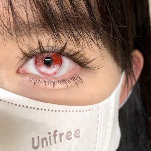 Eyemi Haunted Scarlet Red Cosplay Colored Contact Lenses丨6 Months