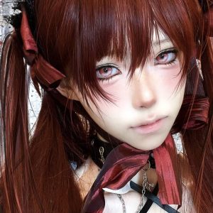 Eyemi Haunted Scarlet Red Cosplay Colored Contact Lenses丨6 Months