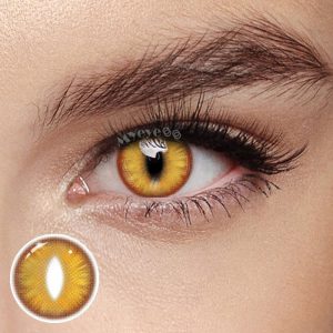 Coloredeye Dragon Eye Gold Brown Prescrition Cosplay Colored Contact Lenses丨1 Day