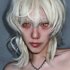 Eyemi Dragon Eye Gold Brown Prescrition Cosplay Colored Contact Lenses丨1 Day