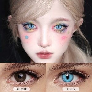 Coloredeye Dragon Eye Blue Cosplay Colored Contact Lenses丨1 Day