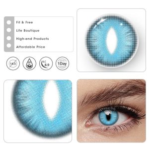 Eyemi Dragon Eye Blue Cosplay Colored Contact Lenses丨1 Day