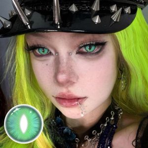 Eyemi Dragon Eye Green Cosplay Colored Contact Lenses丨1 Day