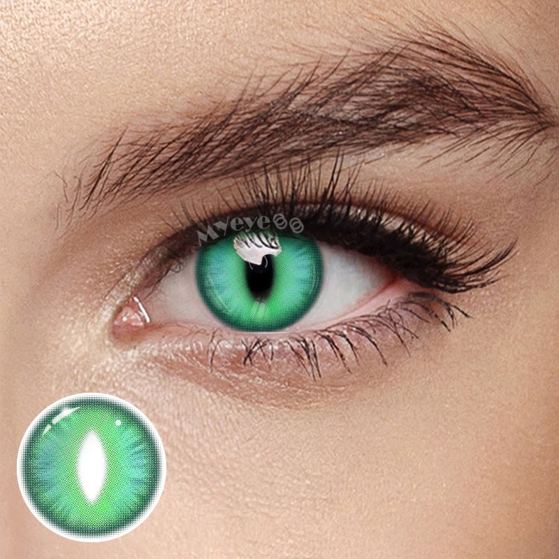 Coloredeye Dragon Eye Green Cosplay Colored Contact Lenses丨1 Day