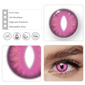 Eyemi Dragon Eye Violet Cosplay Colored Contact Lenses丨1 Day