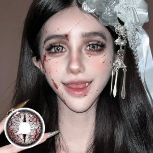 Eyemi Soulworm White Cosplay Colored Contact Lenses丨1 Day