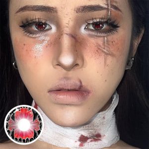 Eyemi Shadow Hound Red Cosplay Colored Contact Lenses丨1 Day