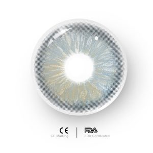 Eyemi Iced American Blue Grey Prescription Colored Contact Lenses