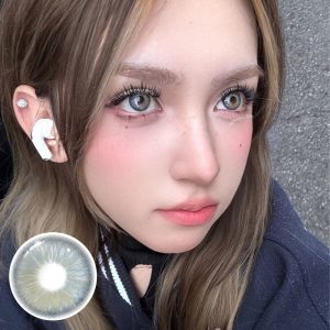 Eyemi Iced American Blue Grey Prescription Colored Contact Lenses