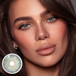 Eyemi Petite Iris Grey Green Colored Contact Lenses