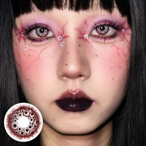 Eyemi Inferno Eyes Red Cosplay Colored Contact Lenses丨1 Day