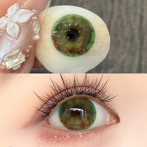 Eyemi Venom Realm Green Cosplay Colored Contact Lenses丨1 Day