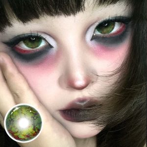 Eyemi Venom Realm Green Cosplay Colored Contact Lenses丨1 Day