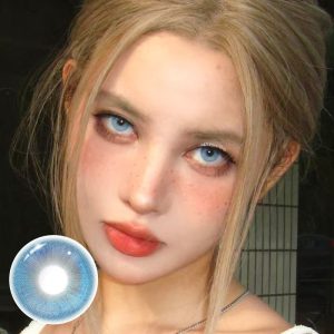 Eyemi Moss Blue Colored Contact Lenses丨1 Day