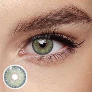 Eyemi Petite Iris Grey Green Colored Contact Lenses