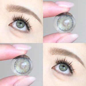 Eyemi Petite Iris Grey Green Colored Contact Lenses