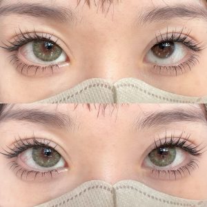 Eyemi Halo Iris Green Colored Contact Lenses