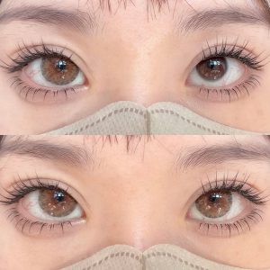 Coloredeye Halo Iris Brown Colored Contact Lenses