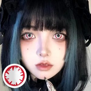 Eyemi Incubus Red Prescription Cosplay Colored Contact Lenses
