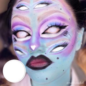 Coloredeye Blind Mini Sclera White Out Cosplay Colored Contact Lenses