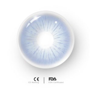 Eyemi Rome Times Blue Prescription Men Colored Contact Lenses