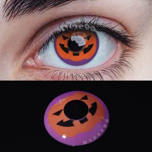 Eyemi Pumpkin Prescription Cosplay Colored Contact Lenses