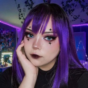 Eyemi Nebulos Blue Cosplay Colored Contact Lenses