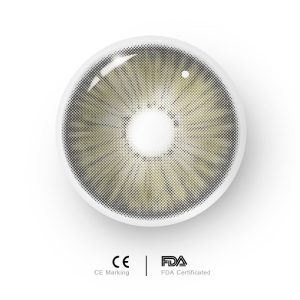 Eyemi New York II Appeal Grey Brown Prescription Colored Contact Lenses