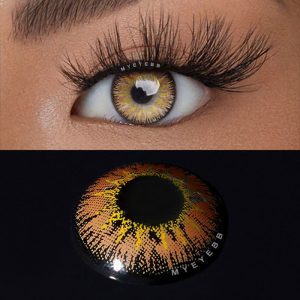 Coloredeye Wild Nature Vika Orange Brown Colored Contact Lenses