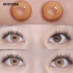 Eyemi Russian Girl Brown Prescription Colored Contact Lenses
