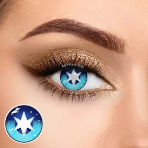 Eyemi Blind Aqua Hoshino Blue Cosplay Colored Contact Lenses