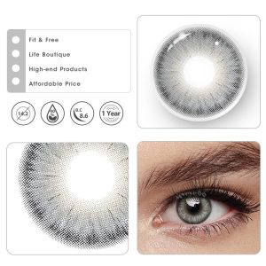 Eyemi Fishtail Grey Colored Contact Lenses