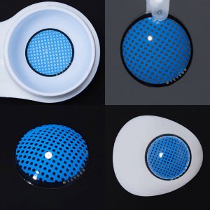 Eyemi Blind Blue Mesh Cosplay Colored Contact Lenses