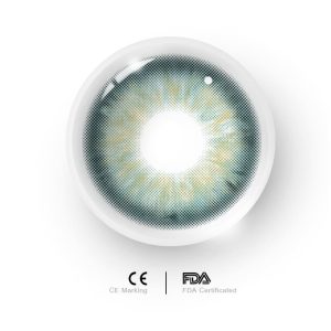 Eyemi Aegean Sea II Green Prescription Colored Contact Lenses