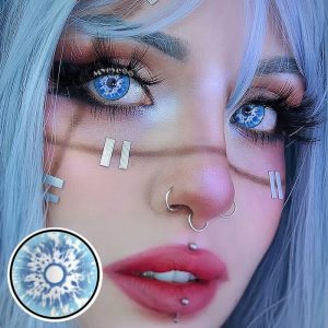 Eyemi Blind Genshin Impact Snow Cosplay Colored Contact Lenses