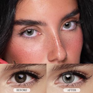 Eyemi Monaco Grey Prescription Colored Contact Lenses