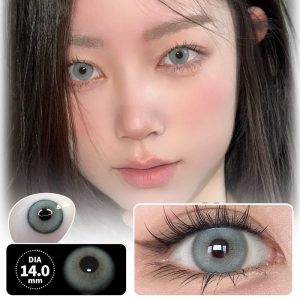 Eyemi Bubble Blue Prescription Colored Contact Lenses