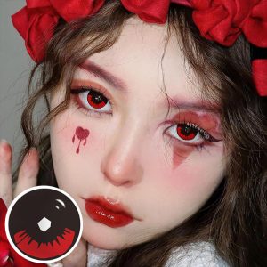 Eyemi Blind Kamado Tanjirou Prescription Cosplay Colored Contact Lenses