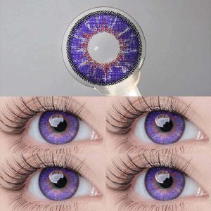 Coloredeye Magic Hour Vika Violet Prescription Colored Contact Lenses