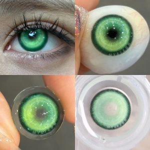 Eyemi Cyber Green Prescription Cosplay Colored Contact Lenses