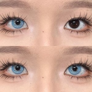 Eyemi Moss Blue Colored Contact Lenses丨1 Day
