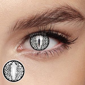Eyemi Blind Lizard Eye Sliver Cosplay Colored Contact Lenses