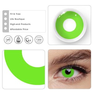 Coloredeye Light Green Block Cosplay Colored Contact Lenses