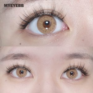 Eyemi Russian Girl Brown Prescription Colored Contact Lenses